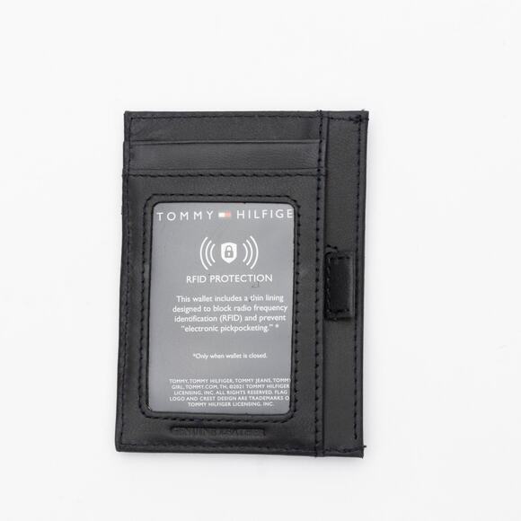 Tommy Hilfiger Men Rfid Extra Capacity Getaway Card Case Navy - Picture 2 of 4